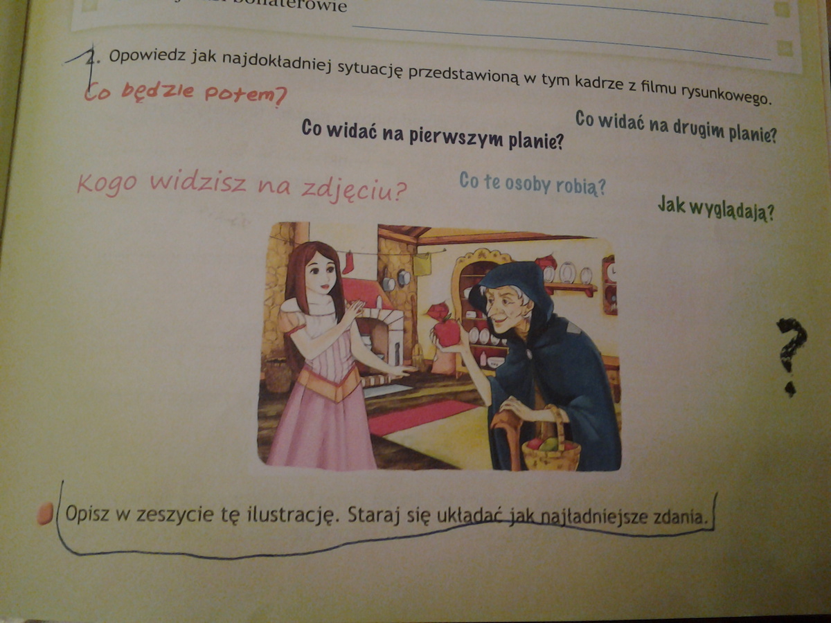 Opisz w zeszycie te ilustracje staraj sie ukladac jak najladniejsze Opisz W Zeszycie Przedstawiona Na Ilustracji Choinke