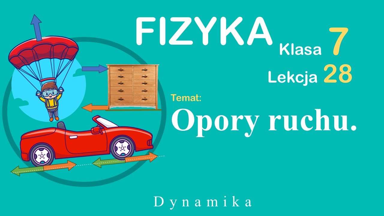 Opory ruchu - Fizyka Klasa 7 Lekcja 28 - YouTube Fizyka Dzial 1 Klasa 7