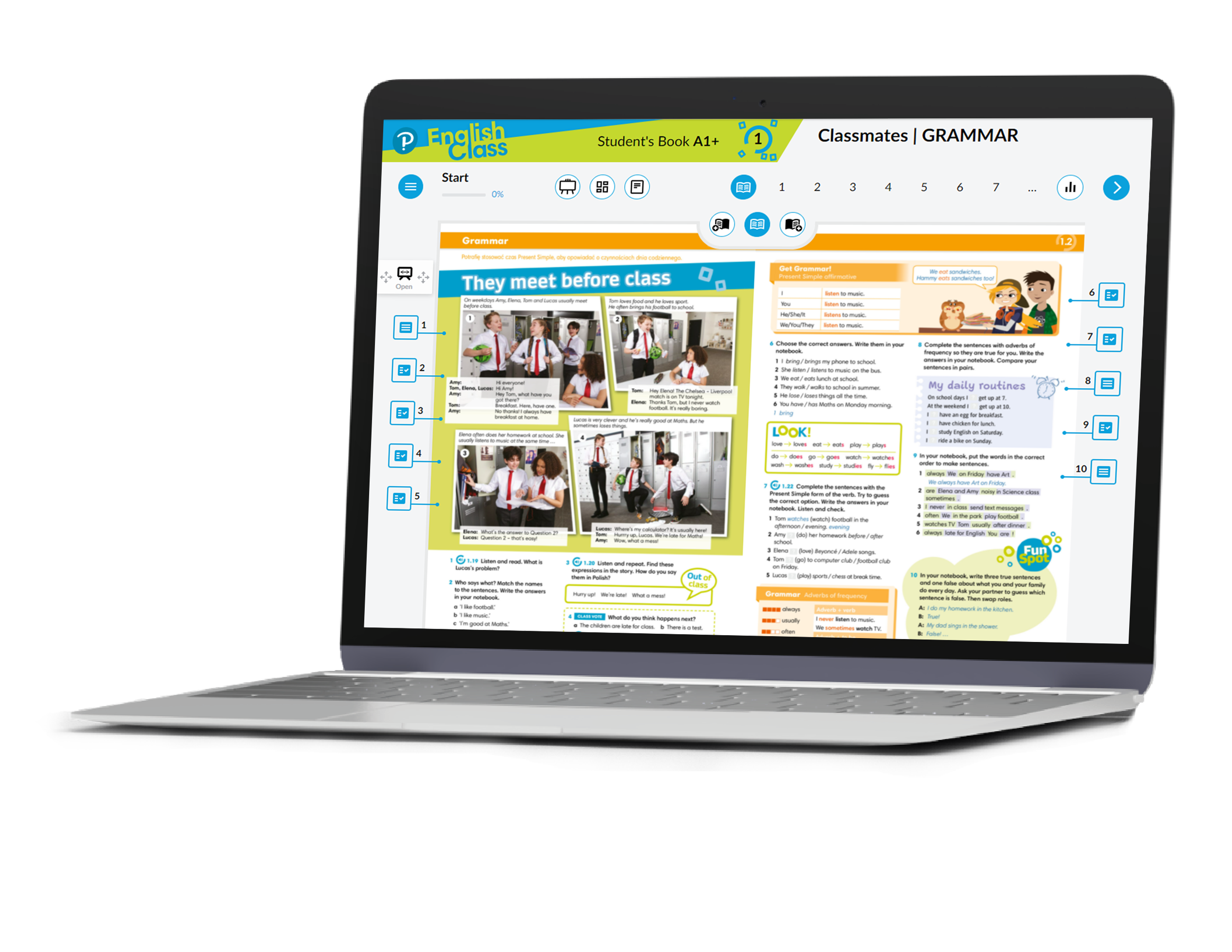 Oprogramowanie do tablic interaktywnych Edesk Pearson Pl Angielski Klasa 8
