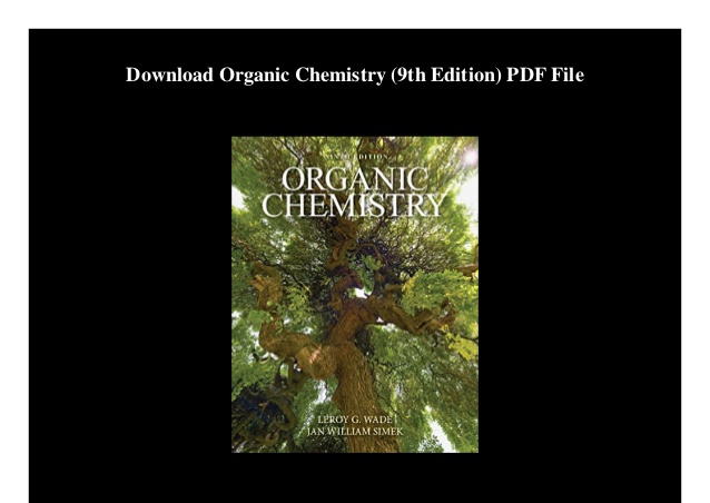 Organic Chemistry John Mcmurry 9th Edition Pdf
