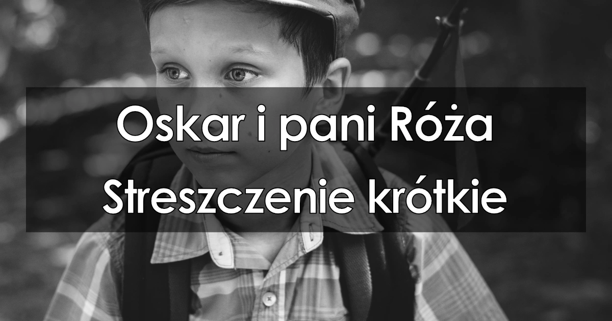 Oskar I Rza Krtkie Streszczenie