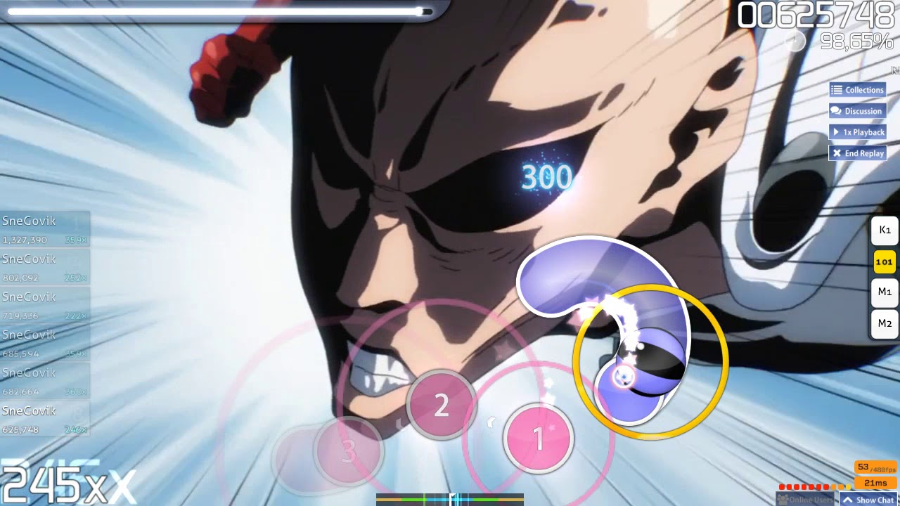 One Punch Man Op Osu