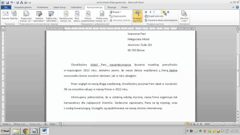 Uzupełnij E Mail Odpowiednimi Wyrazami