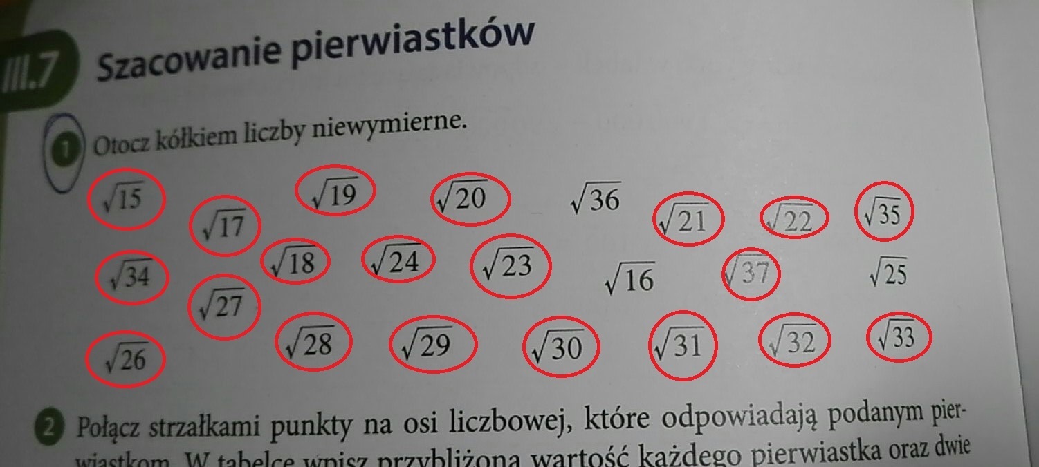 otocz kółkiem liczby niewymierne - Brainly.pl Otocz Kolkiem Numery Tych Wypowiedzen Ktore Sa Wielokrotnie Zlozone