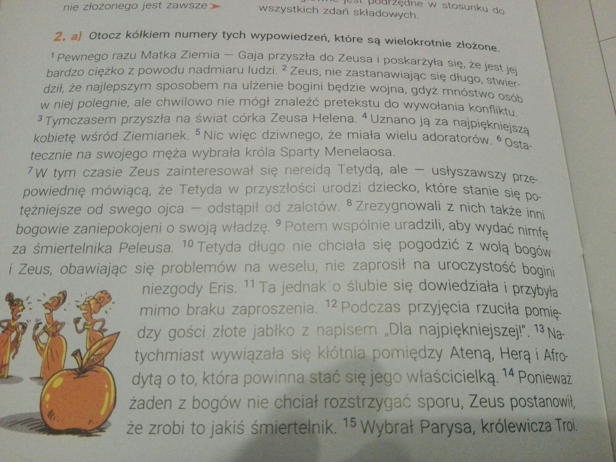Otocz Kolkiem Numery Tych Wypowiedzen Ktore Sa Wielokrotnie Zlozone