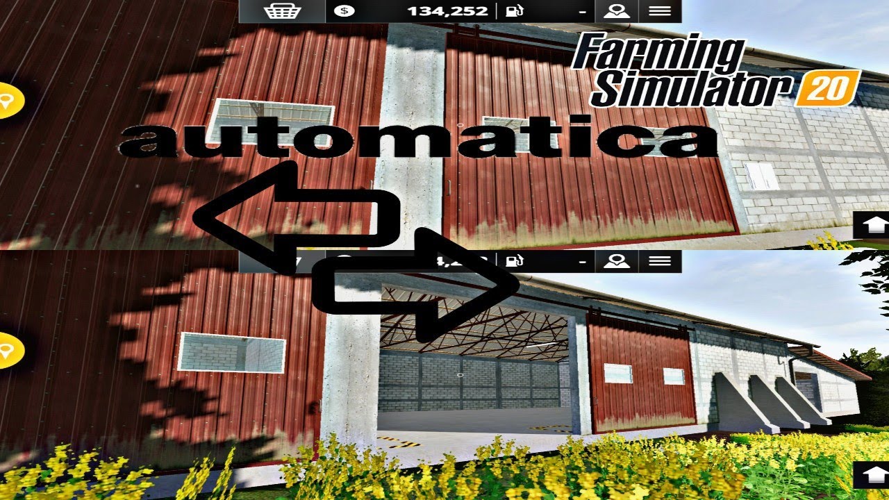 otwieranie drzwi garażowy FS 20 mods💥Garage💥 FARMING SIMULATOR 20 🚜 Mod Na Otwieranie Drzwi W Traktorze Fs 22