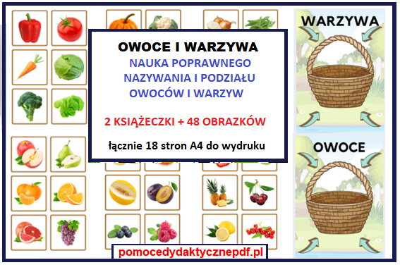 Warzywa I Owoce Sprawdzian Klasa 2