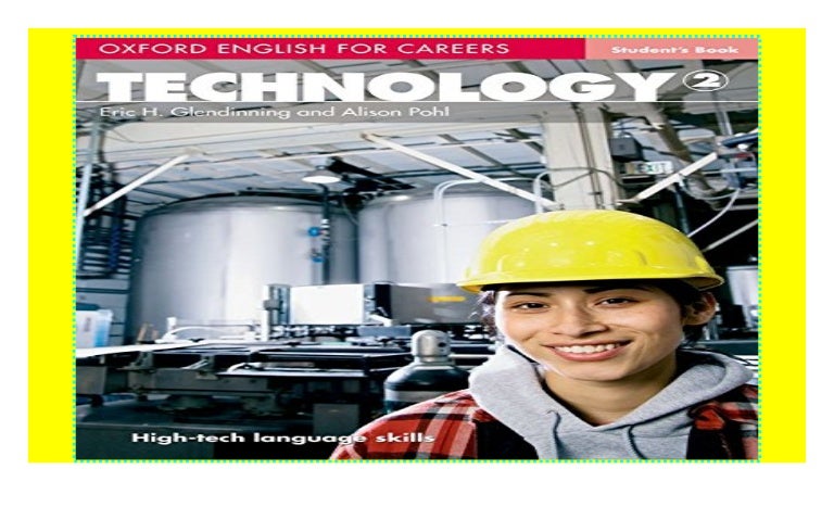Oxford English for Careers: Technology 2: Student's Book 2018 pdf$@@ Oxford English For Careers Tourism 2 Student S Book