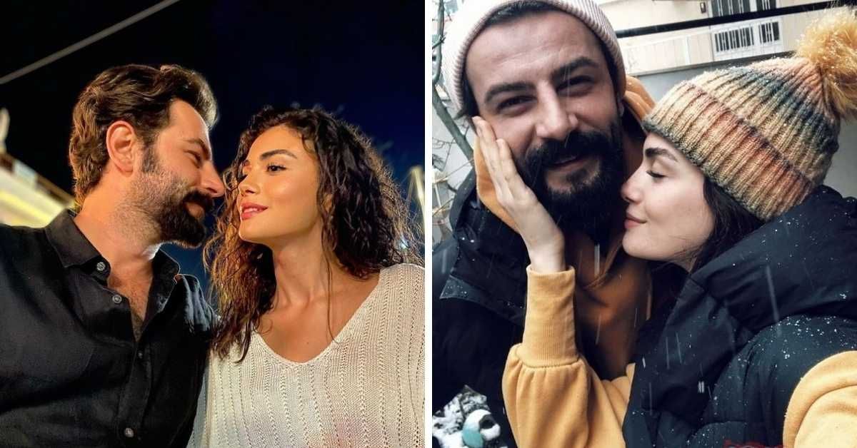 Ozge Yagiz and Gökberk Demirci, a pair who met on the set of the TV Ozge Yagiz Gokberk Demirci Instagram