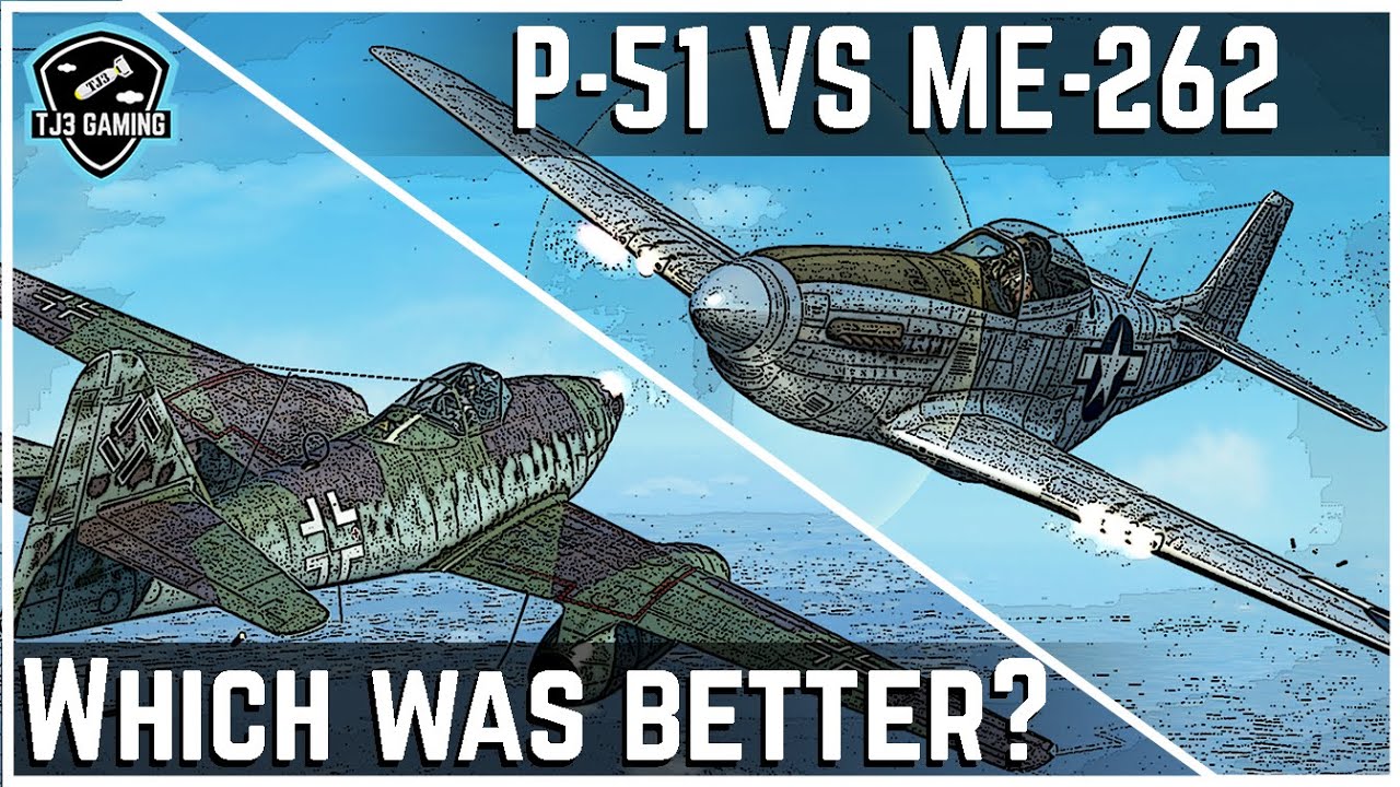 P-51 Mustang vs. Messerschmitt Me-262 - Which WWII fighter was better Messerschmitt Me 262 Vs P 51 Mustang