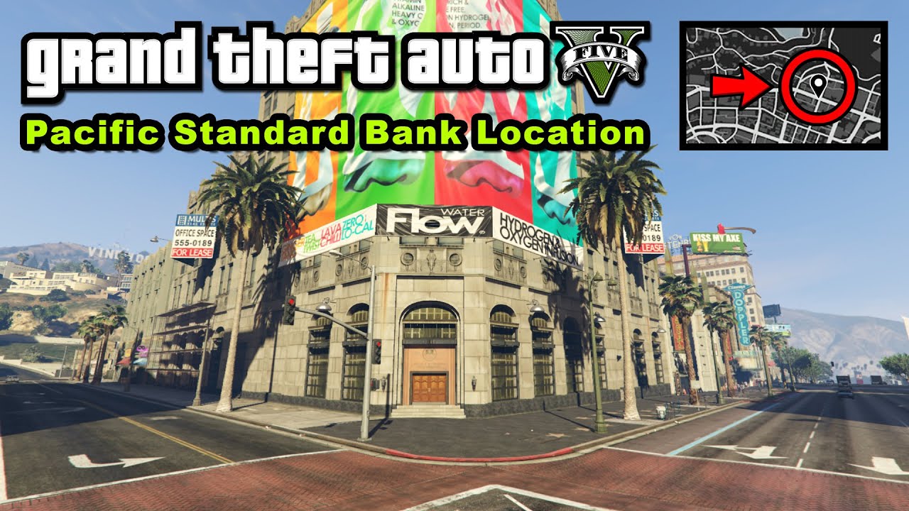 Pacific Standard Bank location - GTA 5 - YouTube Where Is Pacific Standard Bank In Gta 5