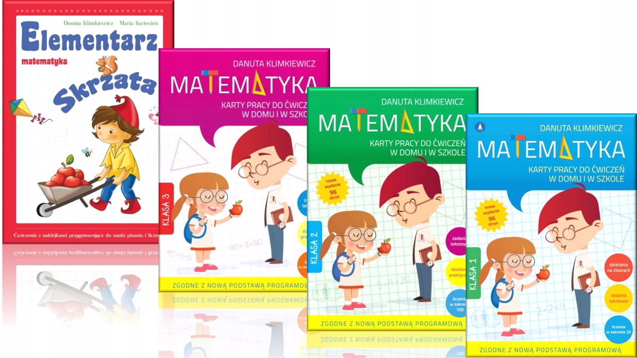 Pakiet Matematyka Elementarz Ćwiczenia Karty Pracy nauka Super zestaw Nasz Elementarz Karty Pracy Cz 3