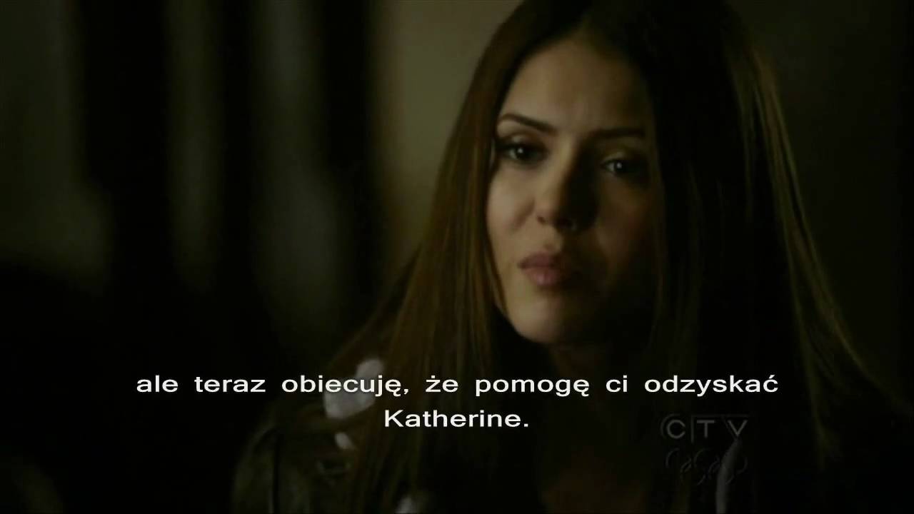 Pamiętniki Wampirów S01E14 Damon Elena - 'rozmowa z 14 odcinka' PL Z Kim Będzie Elena Z Pamiętników Wampirów