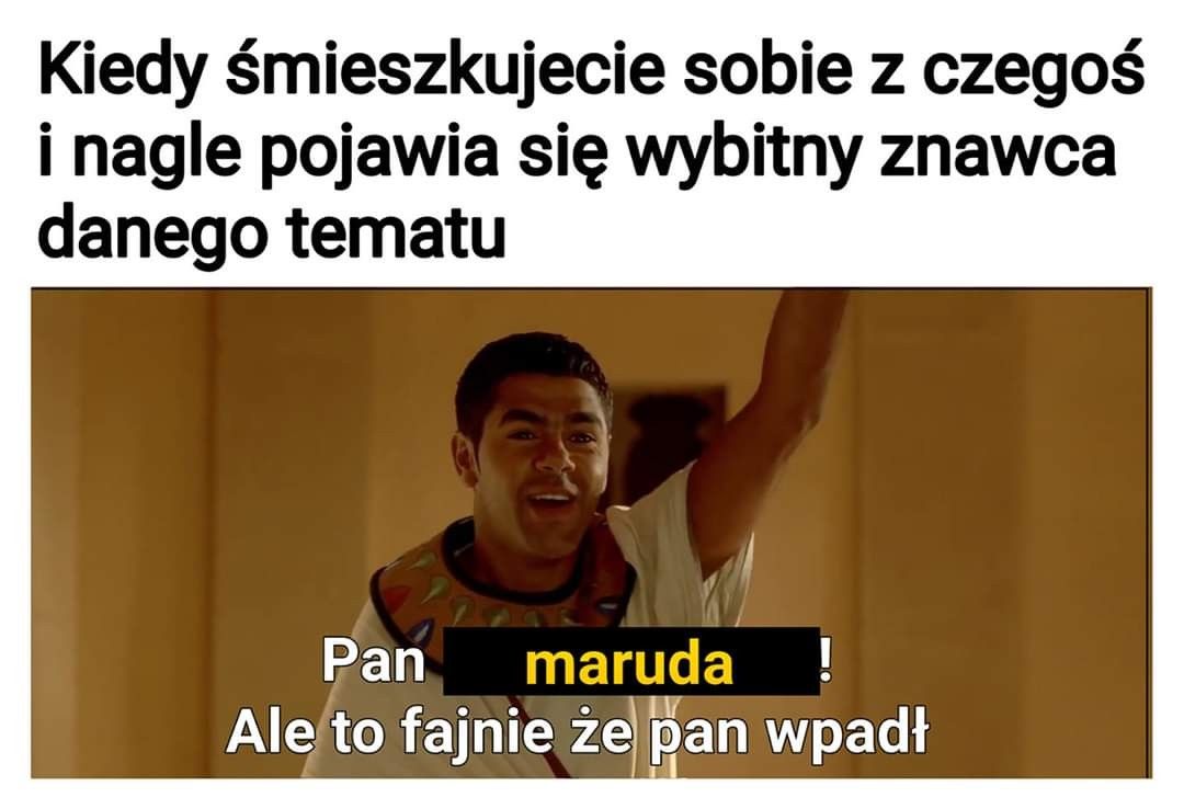 pan maruda Pan Maruda Niszczyciel Dobrej Zabawy Mem