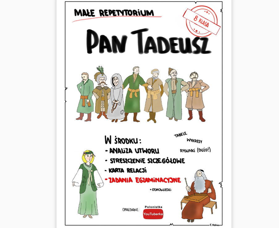 Pan Tadeusz Kartkówka Z Treści
