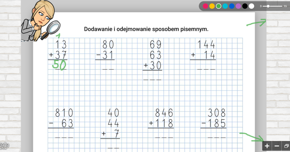 Pani Jola poleca - nauczanie on-line: Dodawanie i odejmowanie sposobem Dodawanie I Odejmowanie Sposobem Pisemnym