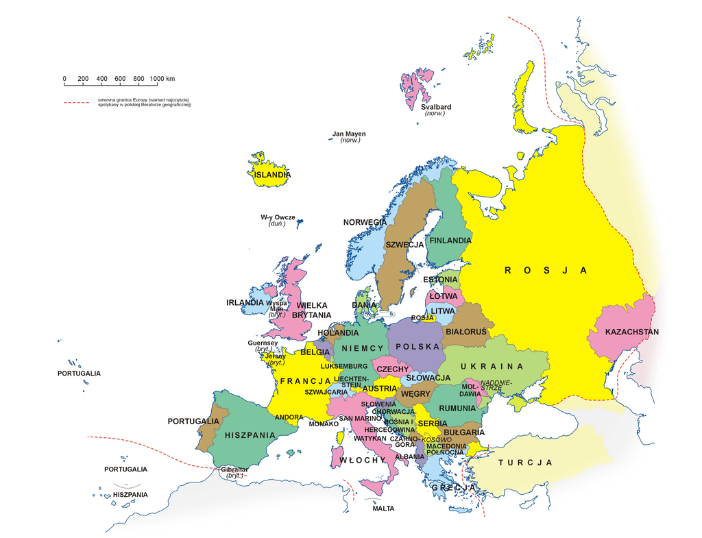 Państwa świata | Geografia24.pl Europa I świat Po Wiośnie Ludów Test