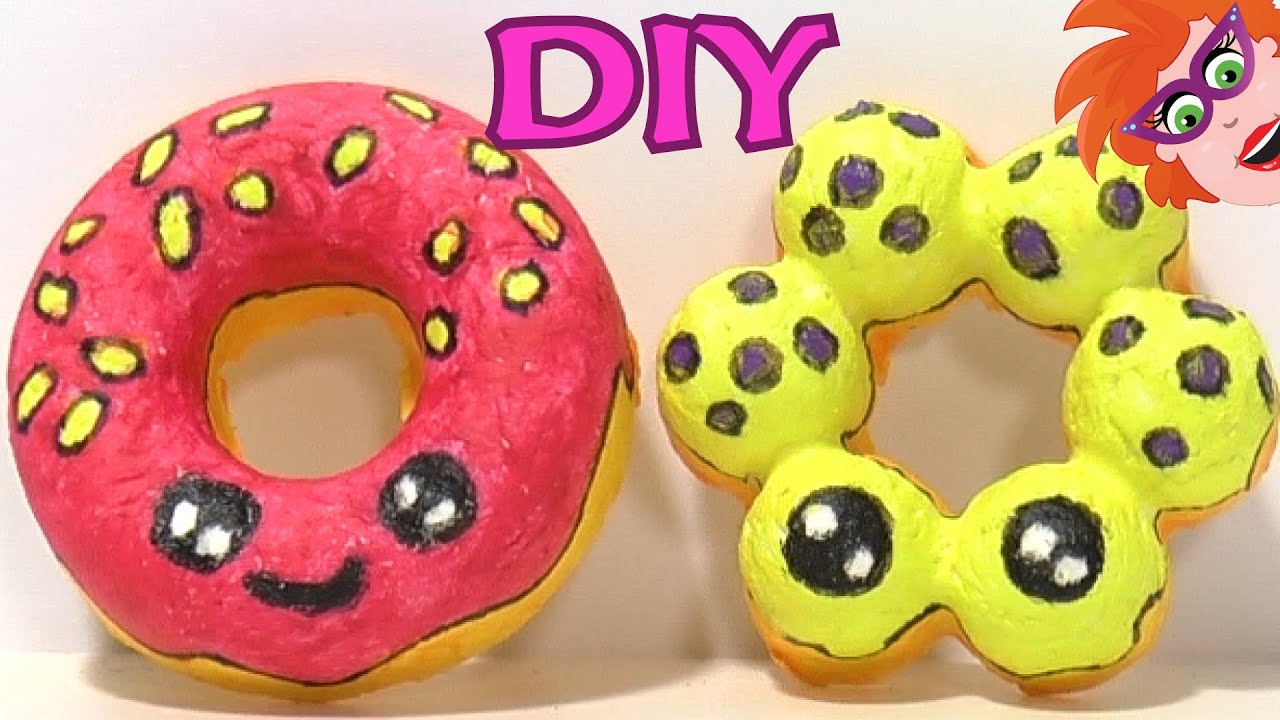 Papier mache kawaii donuts knutselen - Heel leuk en schattig om te Wat Kan Ik Knutselen