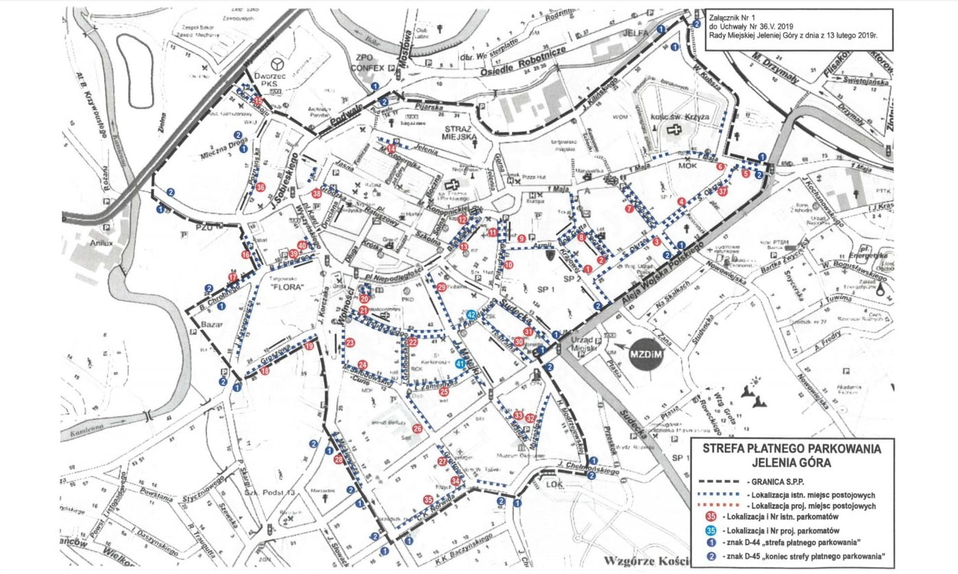 Parking in Jelenia Gora zone - Share.P Kraków Strefa Płatnego Parkowania Cennik