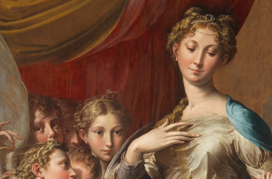 Parmigianino Madonna Z Długą Szyją