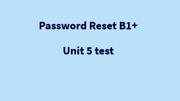 Password Reset B1 Tests