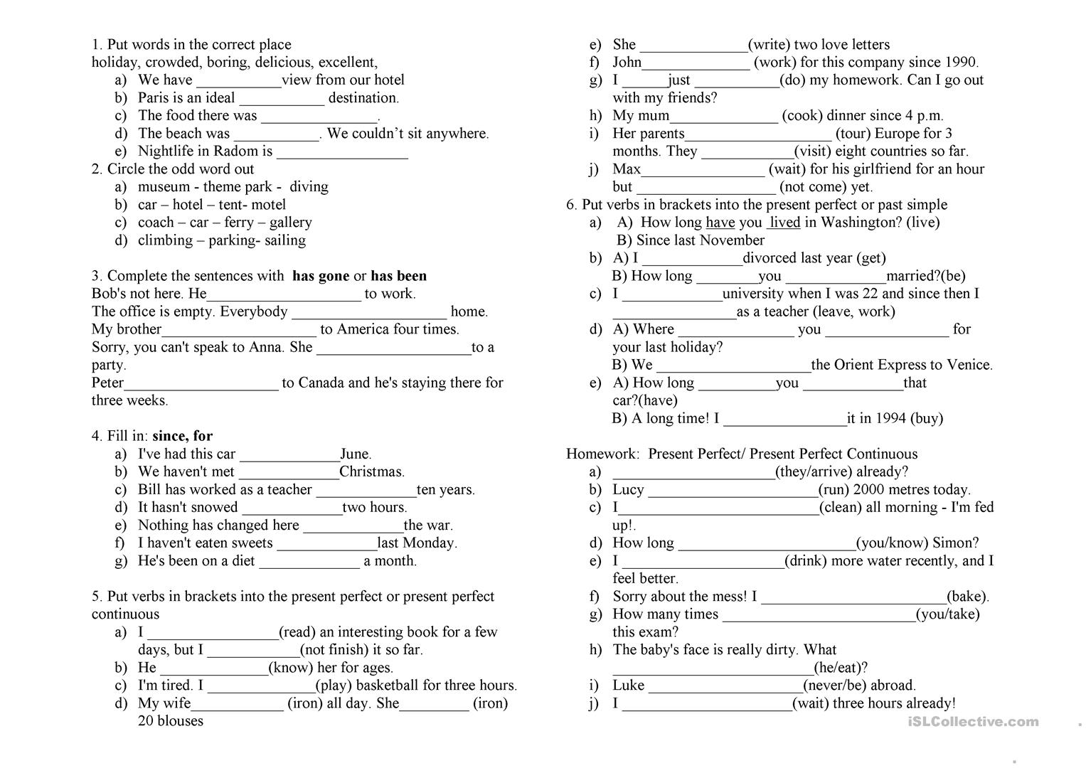 Past Simple And Present Perfect Exercises Wordwall - Printable Online Past Simple Present Perfect Online Exercises