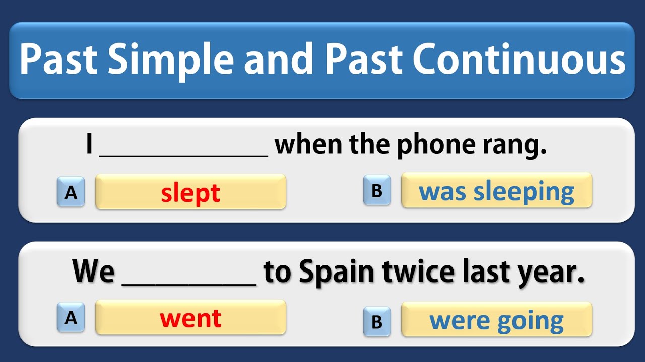 Past Simple Past Continuous Quiz
