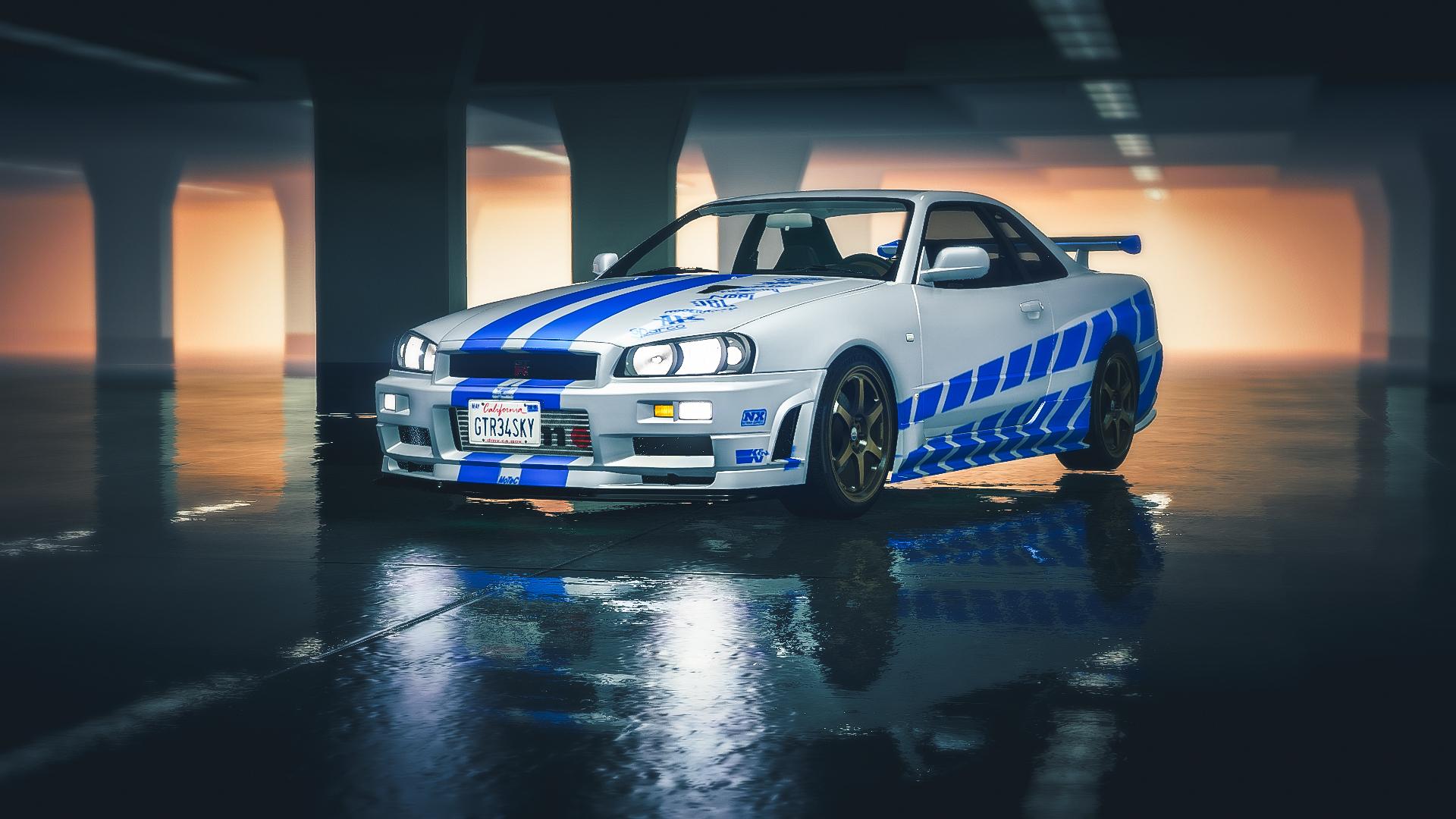 Paul Walker Nissan Skyline Wallpapers - Wallpaper Cave To Fast To Furious Nissan Skyline