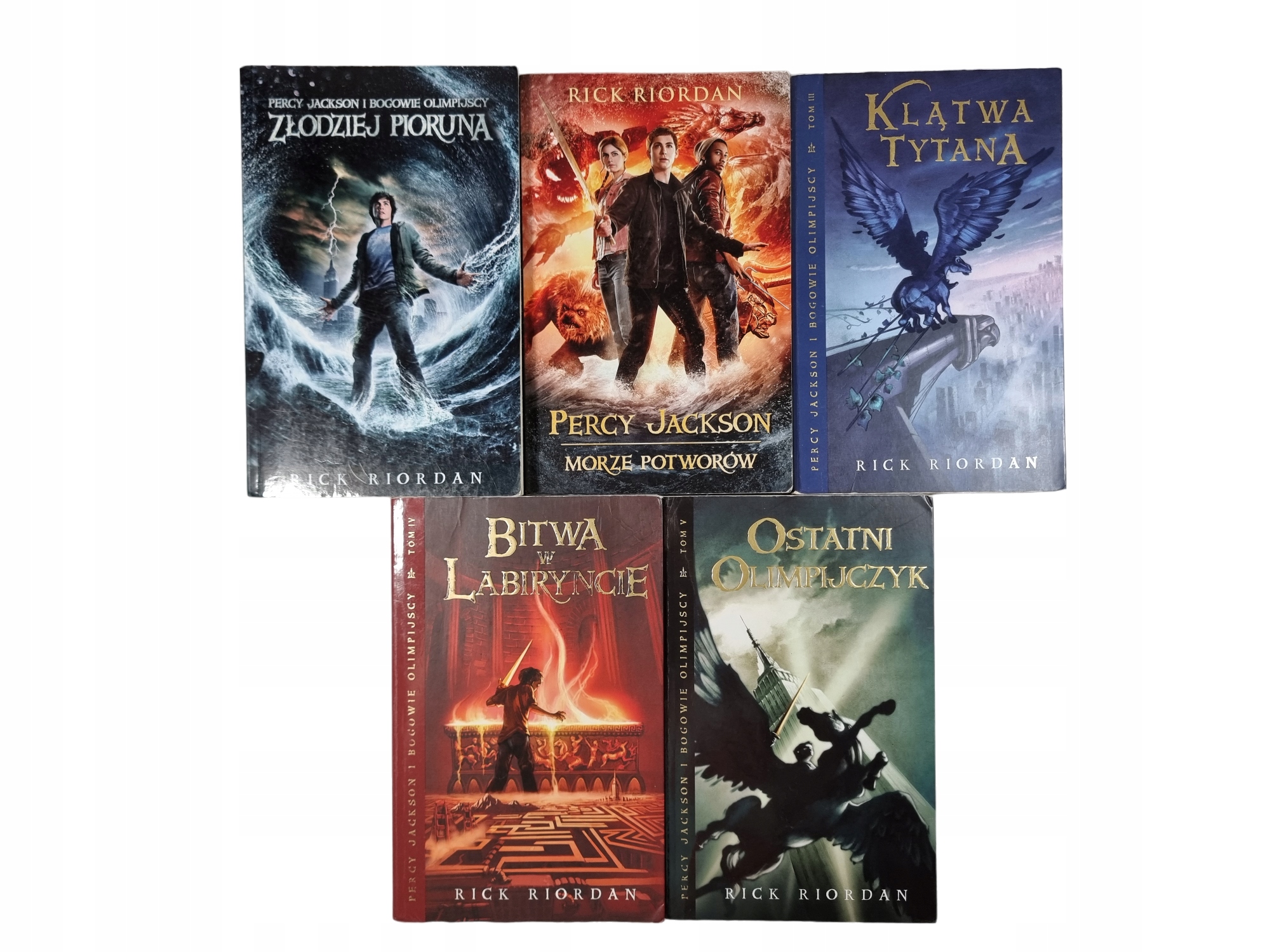Percy Jackson i Bogowie Olimpijscy 1-5 / Rick Riordan (15370822121 Percy Jackson I Bogowie Olimpijscy Cda