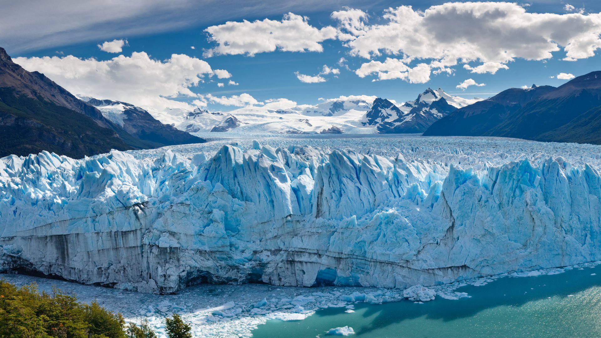 Perito Moreno Glacier 2022 Uzupełnij Ilustrację Przedstawiającą Lodowce Górskie