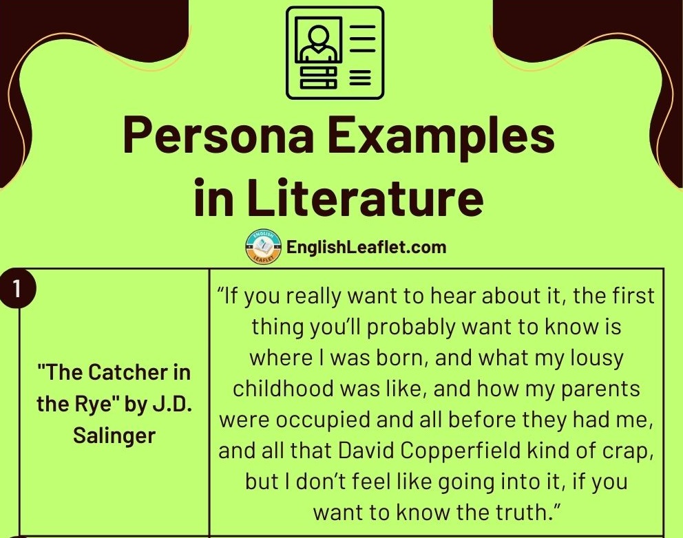 English Persona