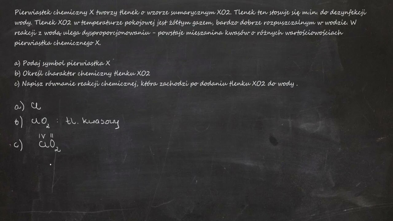 Jeśli Masa Cząsteczkowa Tlenku O Wzorze