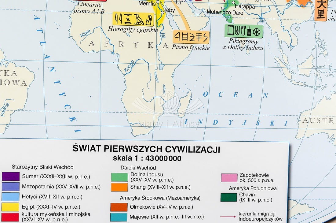 Pierwsze cywilizacje na świecie / Dalekiego Wschodu, Ameryki Środkowej Pierwsze Cywilizacje