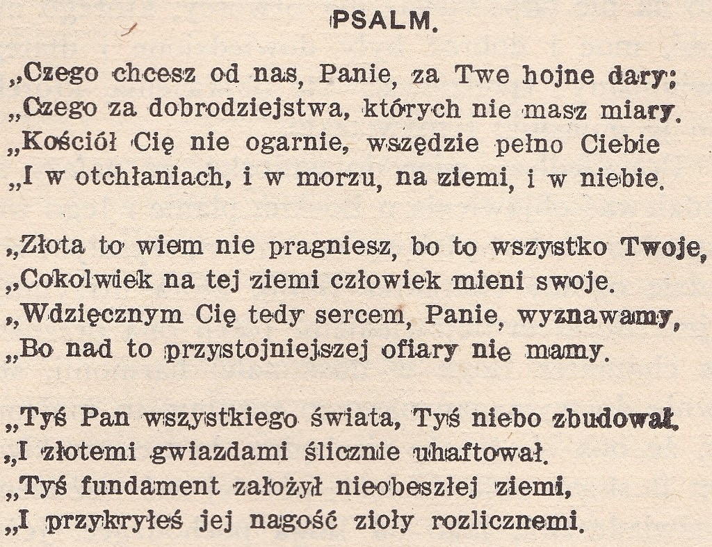 Pieśń Jana Kochanowskiego w tomie Russella? Czego Chcesz Od Nas Panie Jan Kochanowski