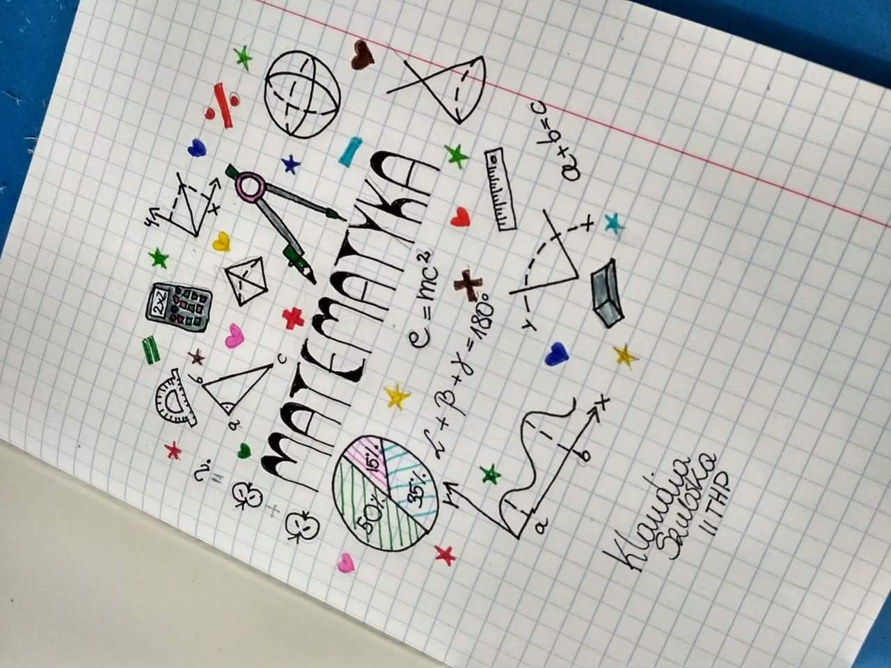 Pin di Catherineee_ st su cuadernos bonitosxddd | Quaderni di scuola Jak Ozdobić Zeszyt Do Matematyki