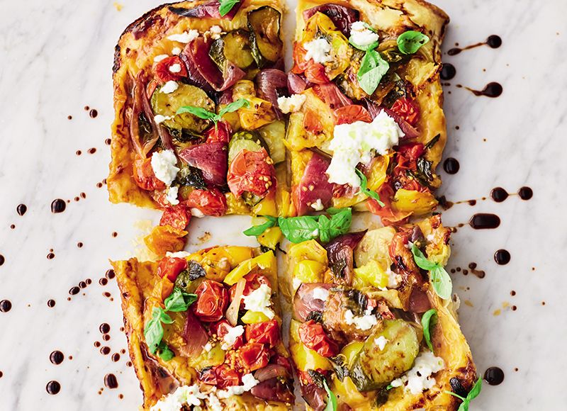 Jamie Oliver Veg Puff Pastry Pizza