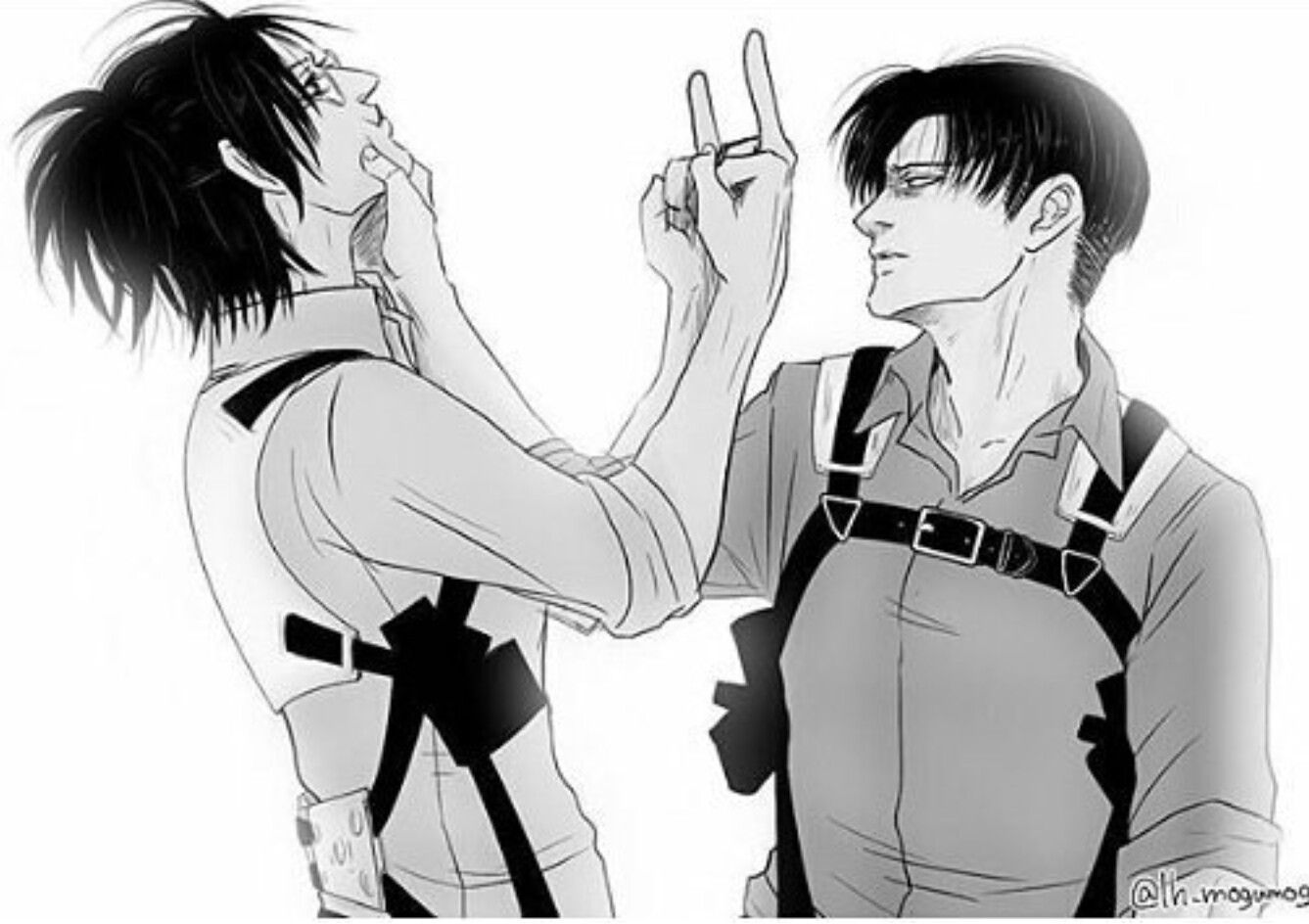 Пин от пользователя miss misa на доске hange&levi | Атака титанов, Леви Levi X Eren Ship Name