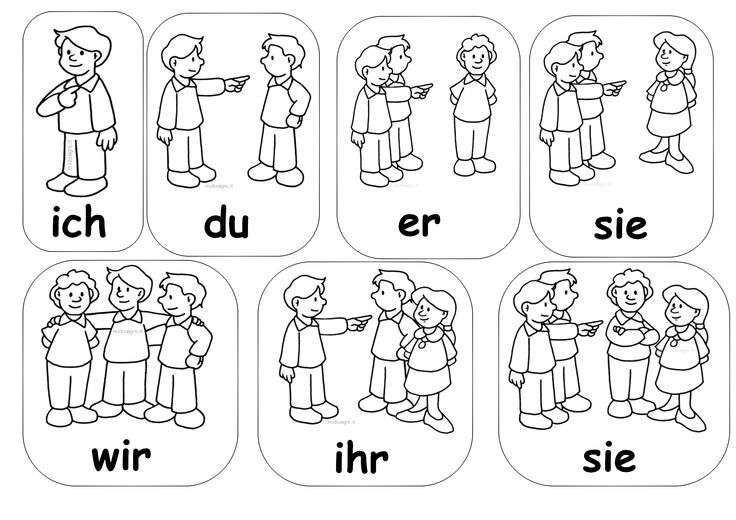 Pin su NJ Ich Du Er Sie Es Wir Ihr Sie Sie