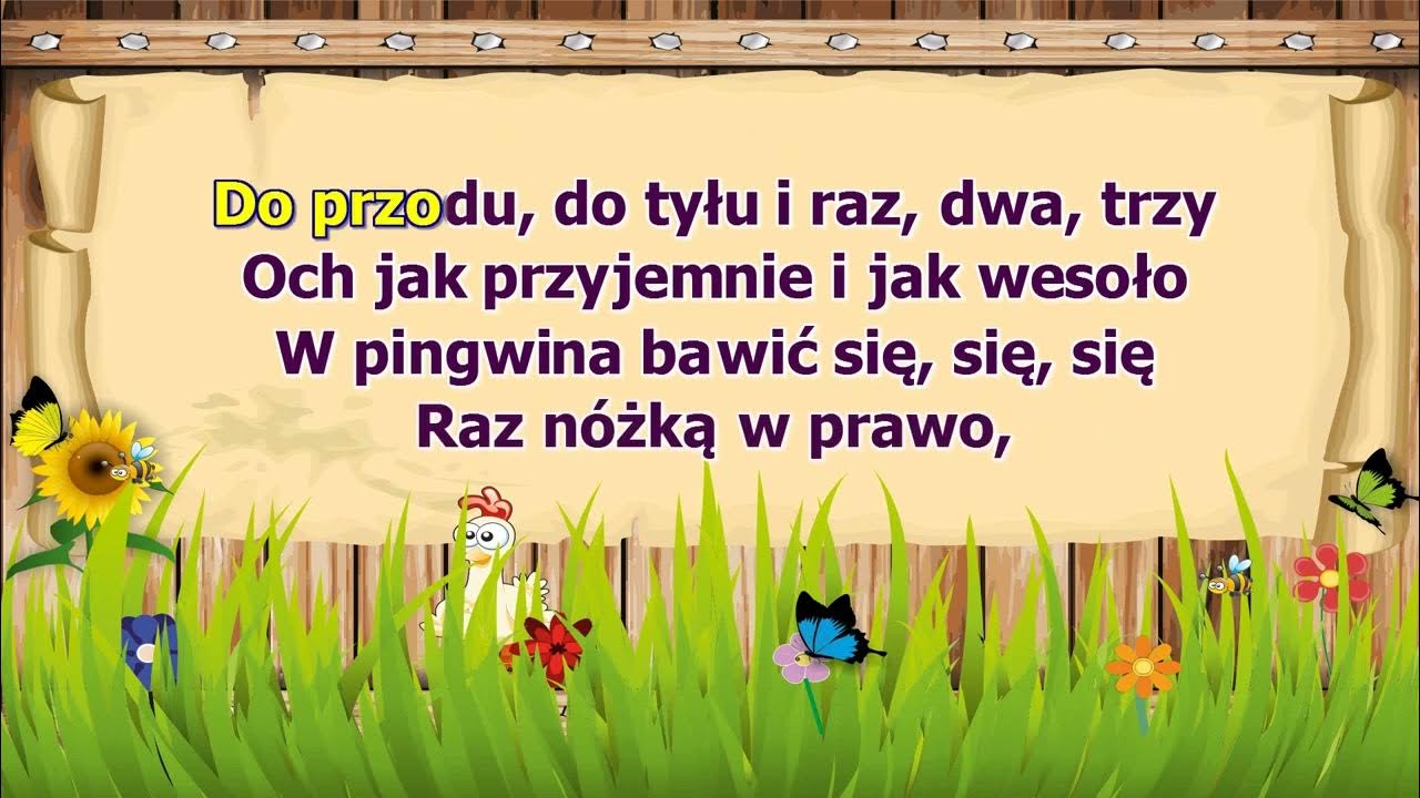 Piosenka Pingwin O Jak Przyjemnie