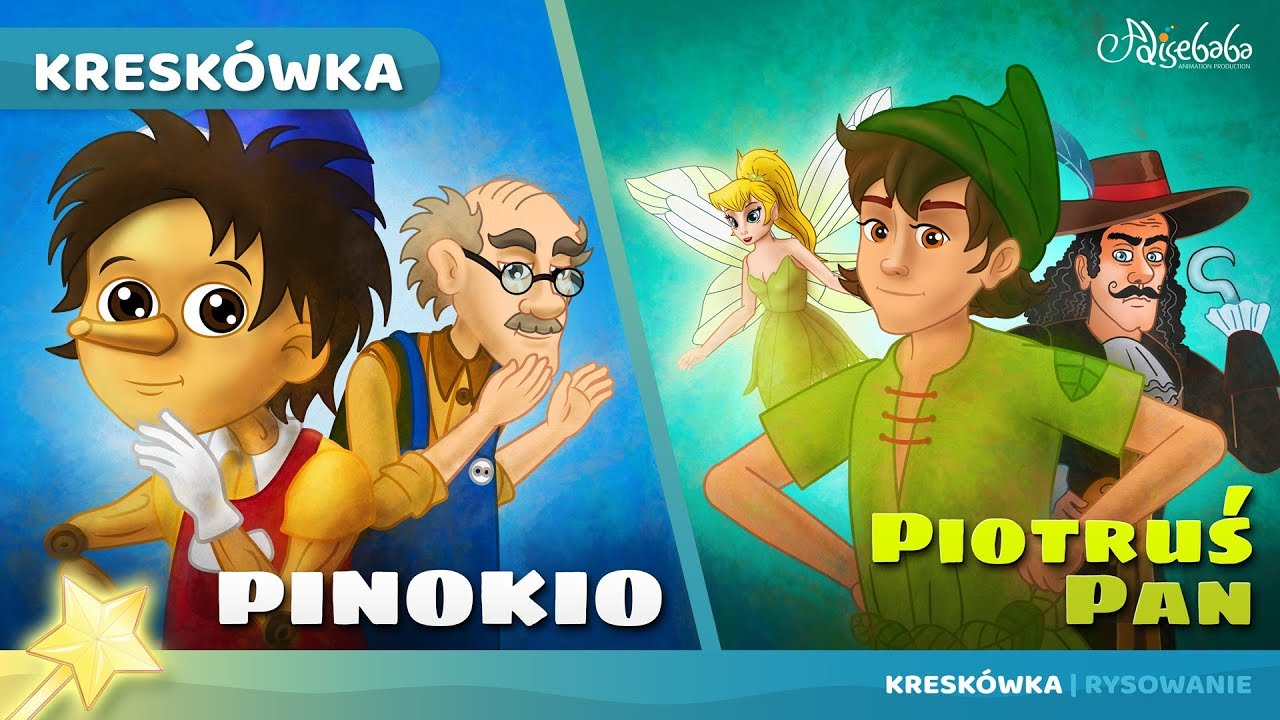 Pinokio | Bajki po Polsku | Bajka i opowiadania na Dobranoc | Kreskówka Pinokio Opowiadanie Jednej Z Przygód