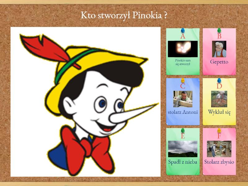 Jak Miał Na Imię Stolarz Pinokio