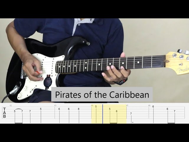 Pirates of the Caribbean - Electric Guitar Cover + TAB Chords - Chordify Pirates Of The Caribbean Electric Guitar Tab