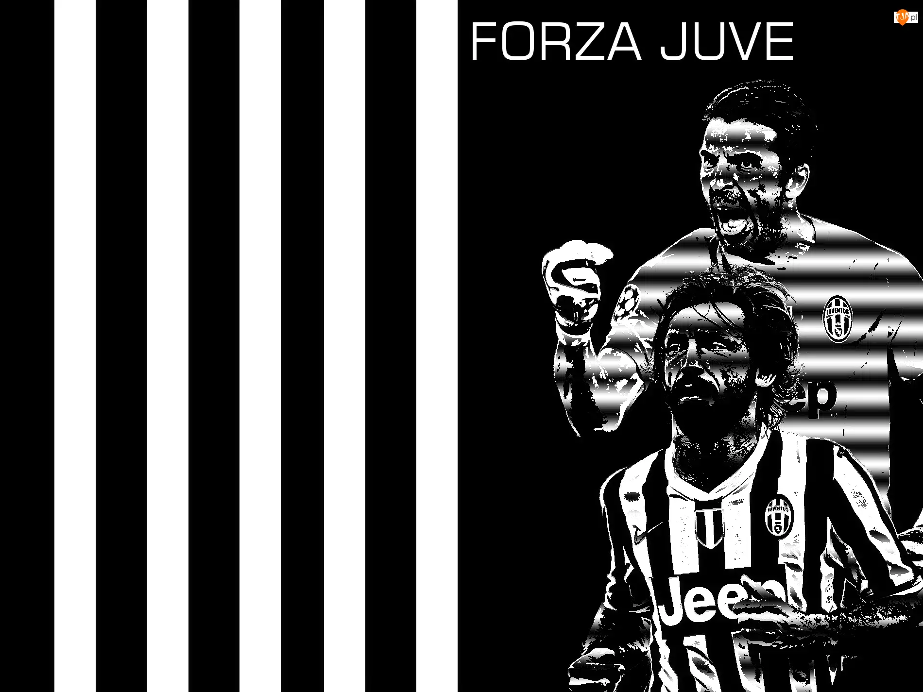 Pirlo, Juventus, Forza Juve, Piłka nożna, Buffon Forza Juve Co To Znaczy
