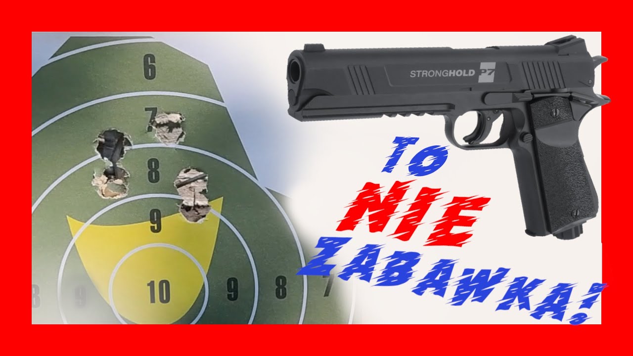Pistolet na kule gumowe Crosman P7 Stronghold replika Colt 1911 bez Pistolet Gazowy 9mm Bez Zezwolenia