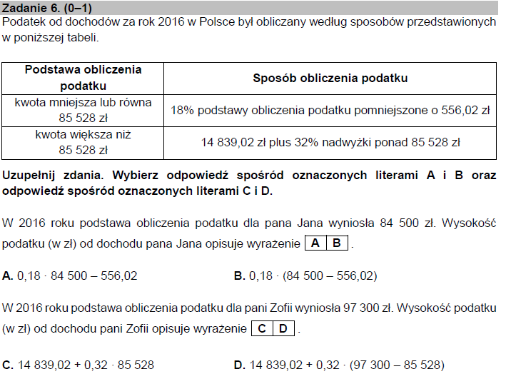 Sprawdzian Pp Podatki I Ubezpieczenia Odpowiedzi