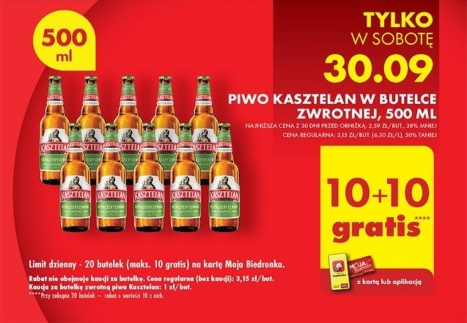 Piwo w Biedronce 10 + 10 gratis! - Ding.pl Promocja W Biedronce Na Piwo