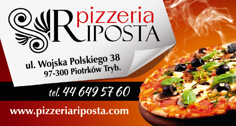 PIZZERIA RIPOSTA Piotrków Trybunalski Pizza / Makarony / Sałatki Pizzeria Riposta W Piotrkowie Trybunalskim