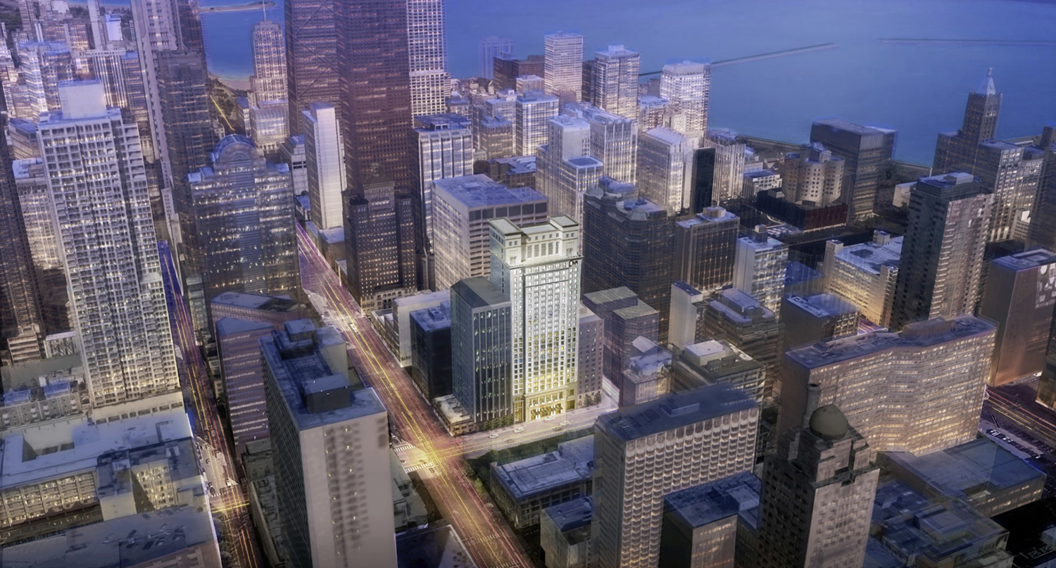 Chicago Ave Is Parallel To Ontario Street