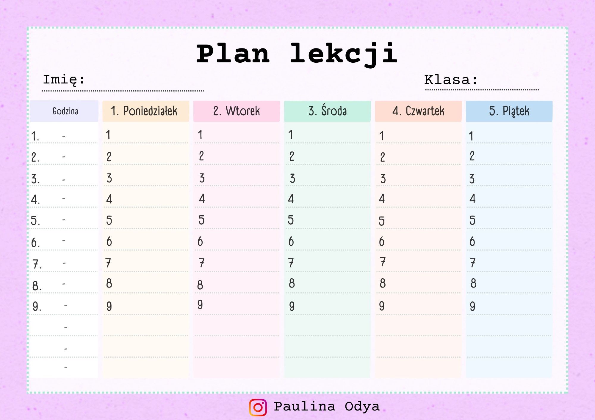 Plan lekcji – Artofit Plan Lekcji Sp 10 Zielona Góra