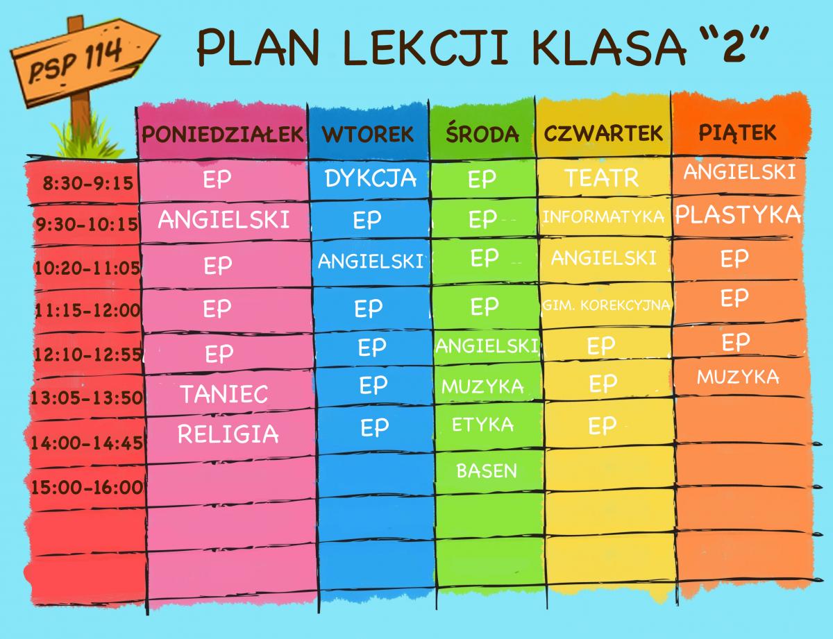 Szkola Podstawowa Nr 2 Drezdenko Plan Lekcji